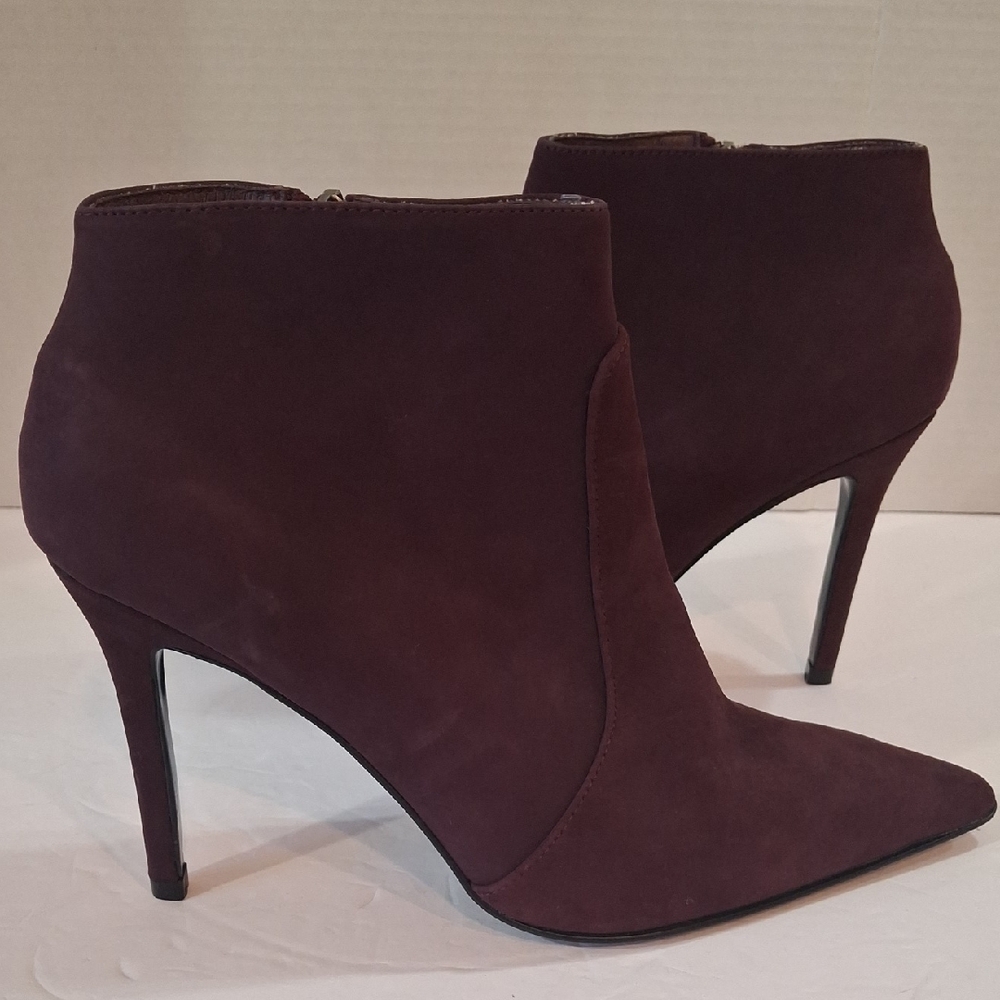 Colin Stuart burgundy/plum Ankle Boots with Stiletto Heel